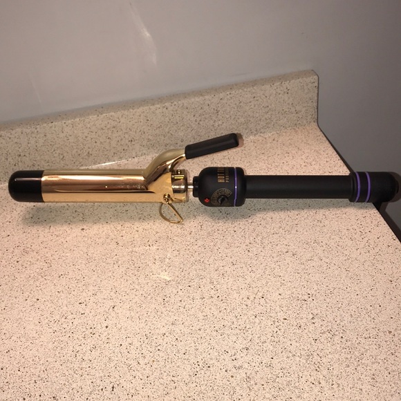 Hot Tools 1 1/2 Inch Gold Curling Iron - Picture 1 of 4